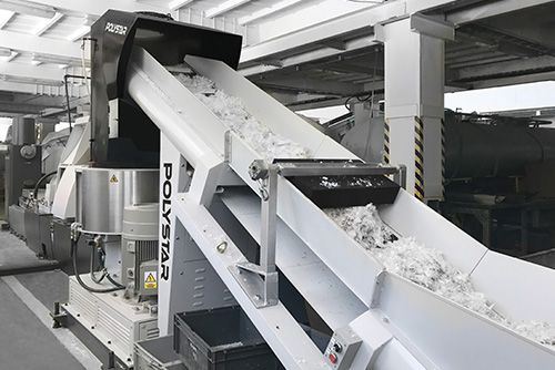 Современный гранулятор для пластика