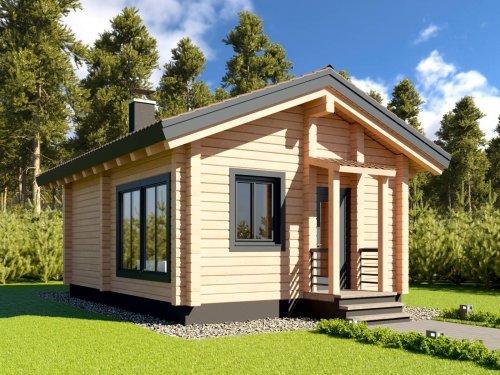 Баня из клееного бруса